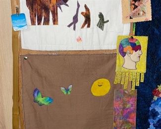 Original Annie French "Quiltwoman" Wall Hangings!
