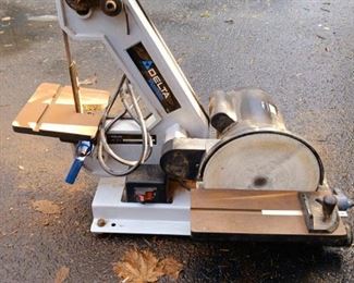Delta #SA180 Combo Bench Sander, 1” Belt 8” Disc!