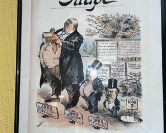 Framed Political Cartoon!