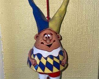 Glazed Terra Cotta Jester Bell!