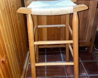 Bar Stools w/Rush seats!