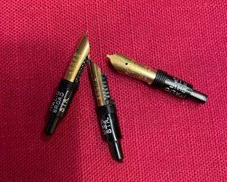 Osmiroid Vtg. Italic Straight Fountain Pen Nib England! 