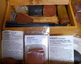 Kirjes of Sweden Pheumatic and Powered Flexible Shaft Drum Sanding Kit!