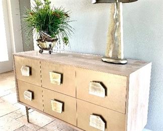 Jeweled Six Drawer Dresser from West Elm