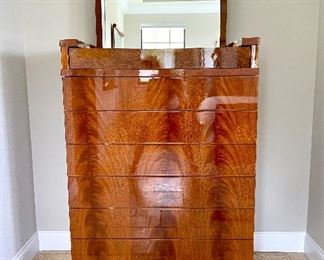 Fabulous Burl Wood Sleigh King Bedroom Set