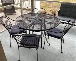 Porch table & 4 chairs