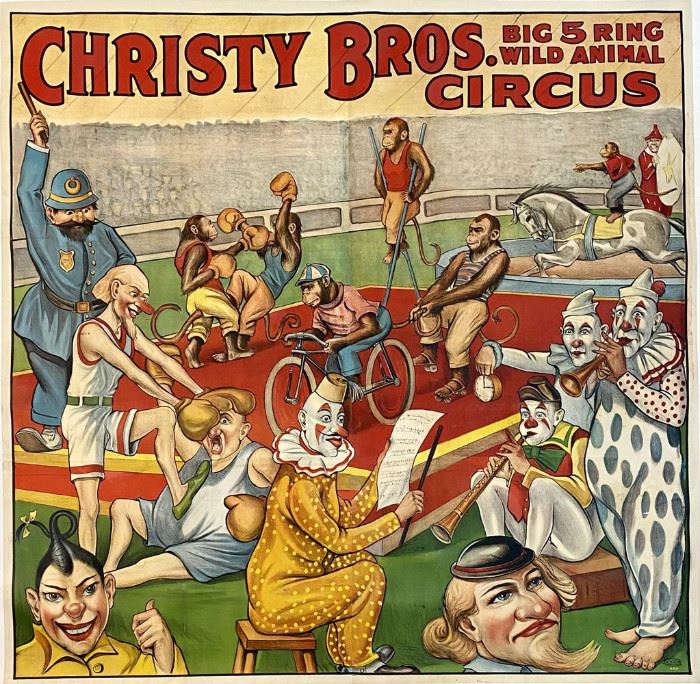 CIRCUS MEMORABILIA AUCTION in Sarasota, FL starts on 2/5/2023