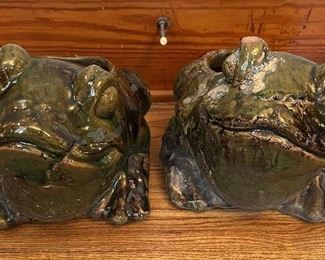 Ceramic Frog Planters