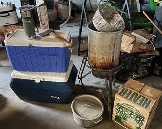 Outdoor Deep Fryer and Camping Gear