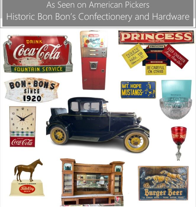 As Seen on American Pickers! Historic Bon... starts on 1/1/2023
