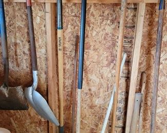 Some of the garden tools