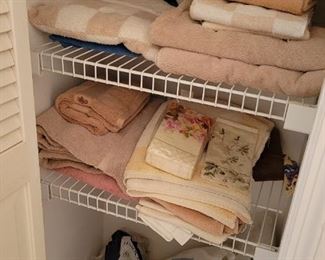Just a few of the linens, much more