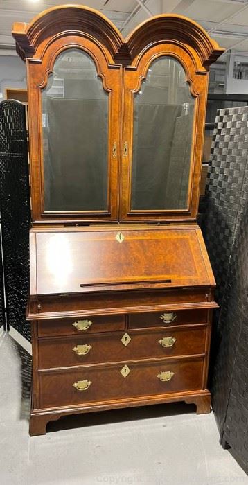 Century Reproductions British National Trust Double Domed Secretary Desk