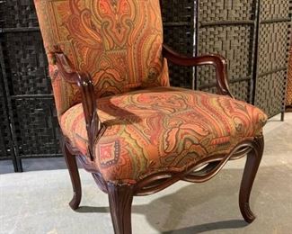 Fremarc Designs Carved Cherry Host Chair