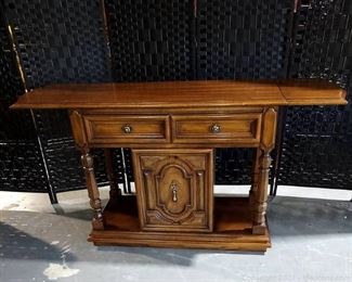 Mid Century Thomasville Drop Leaf Server