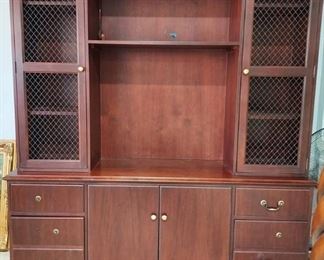 Office Credenza with Hutch 2 Pieces