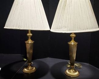 Pair of Beautiful Brass Table Lamps