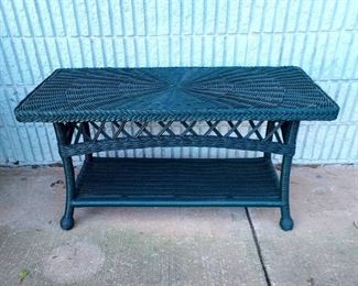 Outdoor Wicker Coffee Table