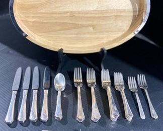 Super Serving Tray and Silverware