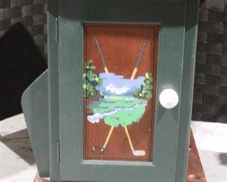 Vintage Golf Accent Cabinet