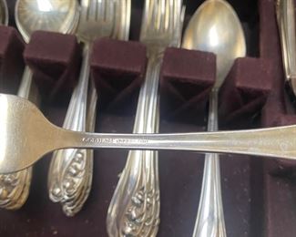 Gorham sterling "Lily of the Valley" flatware set
