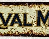 ORIGINAL 2 SIDED DE LAVAL MILKER ADVERTISING SIGN 