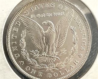 REVERSE OF 1888-O MORGAN 