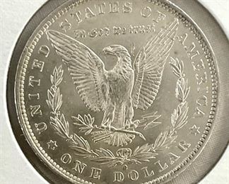 REVERSE OF 1881-O MORGAN 