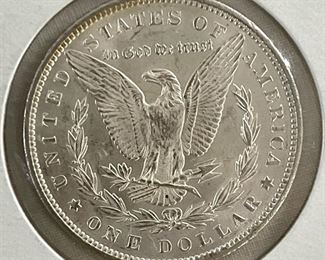 REVERSE OF 1888 MORGAN 