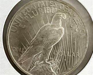 REVERSE OF 1923 PEACE DOLLAR 