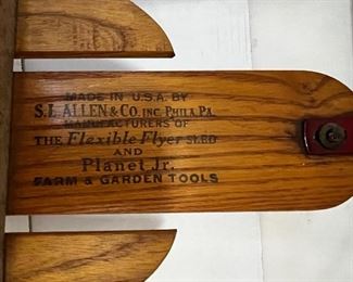 MORE DETAILS OF MARKINGS ON UNDERSIDE OF YANKEE CLIPPER SLED 
