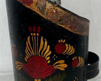 19th C. TOLEWARE COAL HOD / BUCKET 
