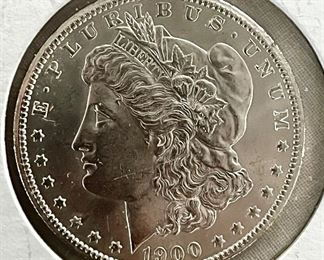 1900-O MORGAN SILVER DOLLAR 