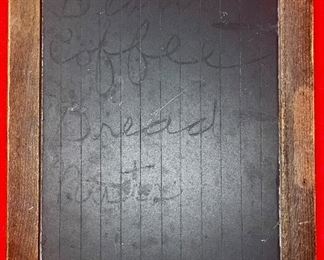 REVERSE SIDE OF SLATE BOARD 