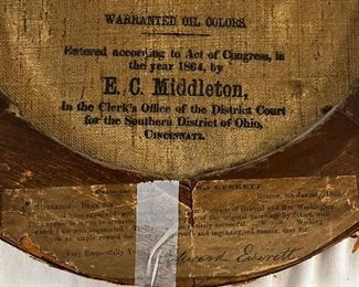 INFO ON REVERSE OF GEORGE & MARTHA 