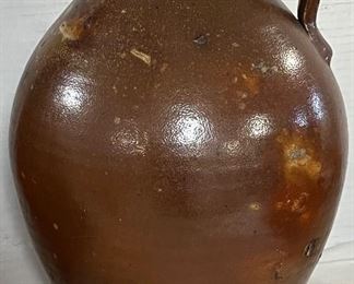 EARLY 19th CENTURY OVOID STONEWARE JUG 