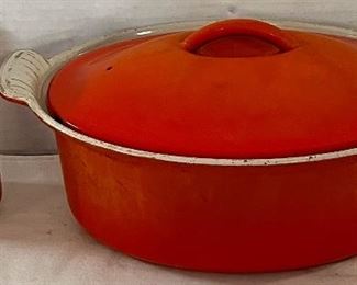 ANOTHER LE CREUSET CADT IRON ENAMELED CASSEROLE DISH 