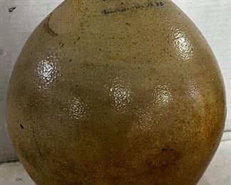 HARD TO FIND EARLY 19th CENTURY OVOID JUG WITH IMPRESSED MARK “JULIUS NORTON BENNINGTON VT.” 
Excellent condition! 