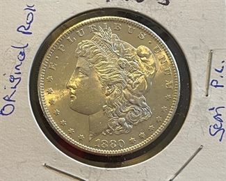 1880-S MORGAN SILVER DOLLAR 