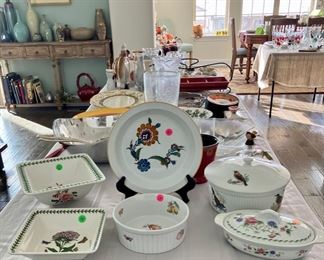 Brand-Name Ceramic Serving Pieces; Dishes; Glassware