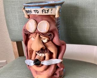 Fun "Aviator" Vase & Other Related items