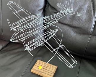 Fun Wire Airplane Sculpture!