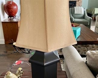 Pair of Ceramic Table Lamps with Great Shades!