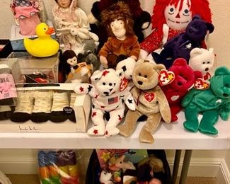 Dolls, Stuffed Animals--All in Pristine Condition!