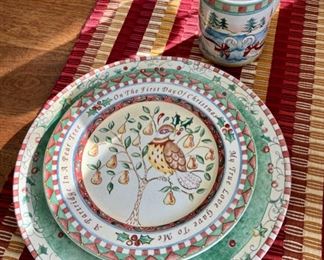 "12 Days of Christmas" Stoneware Plates & Mugs!