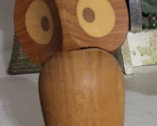 Skode Skjern Danish Modern Teak Owl