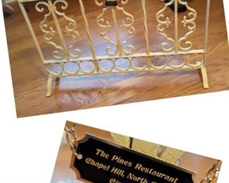 Ornamental Railing: The Pines Restaurant, Chapel Hill , NC 