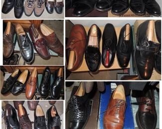 Mens shoes. Sizes 9 to 10. Allen Edwards, Cole Haan and Johnston Murphy