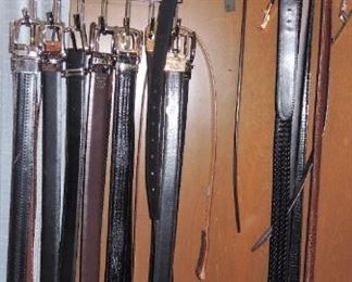 Men's belts: leather and exotics