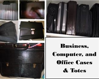 Business, computer and office cases and totes